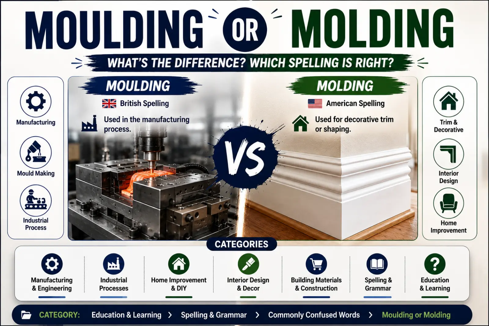 moulding or molding