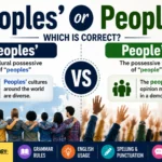 peoples' or people's