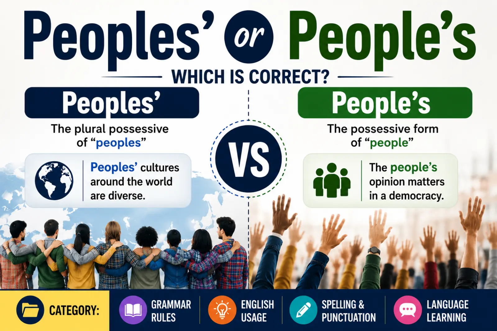 peoples' or people's