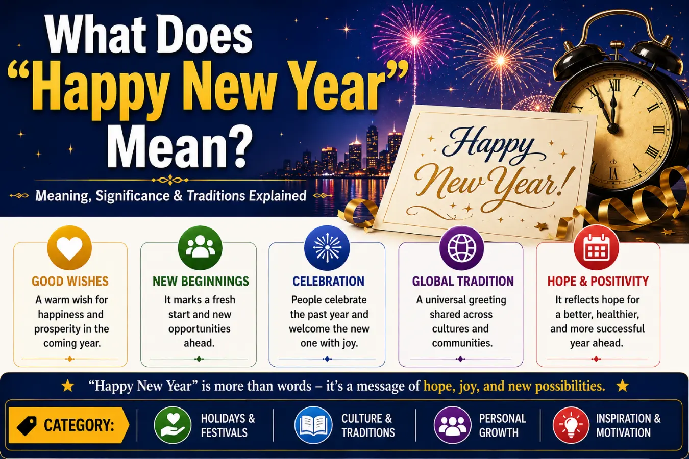 What Does "Happy New Year" Mean?
