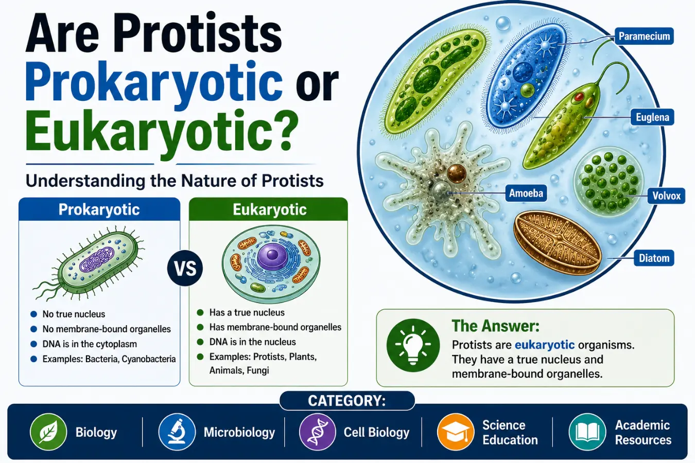 are protists prokaryotic or eukaryotic