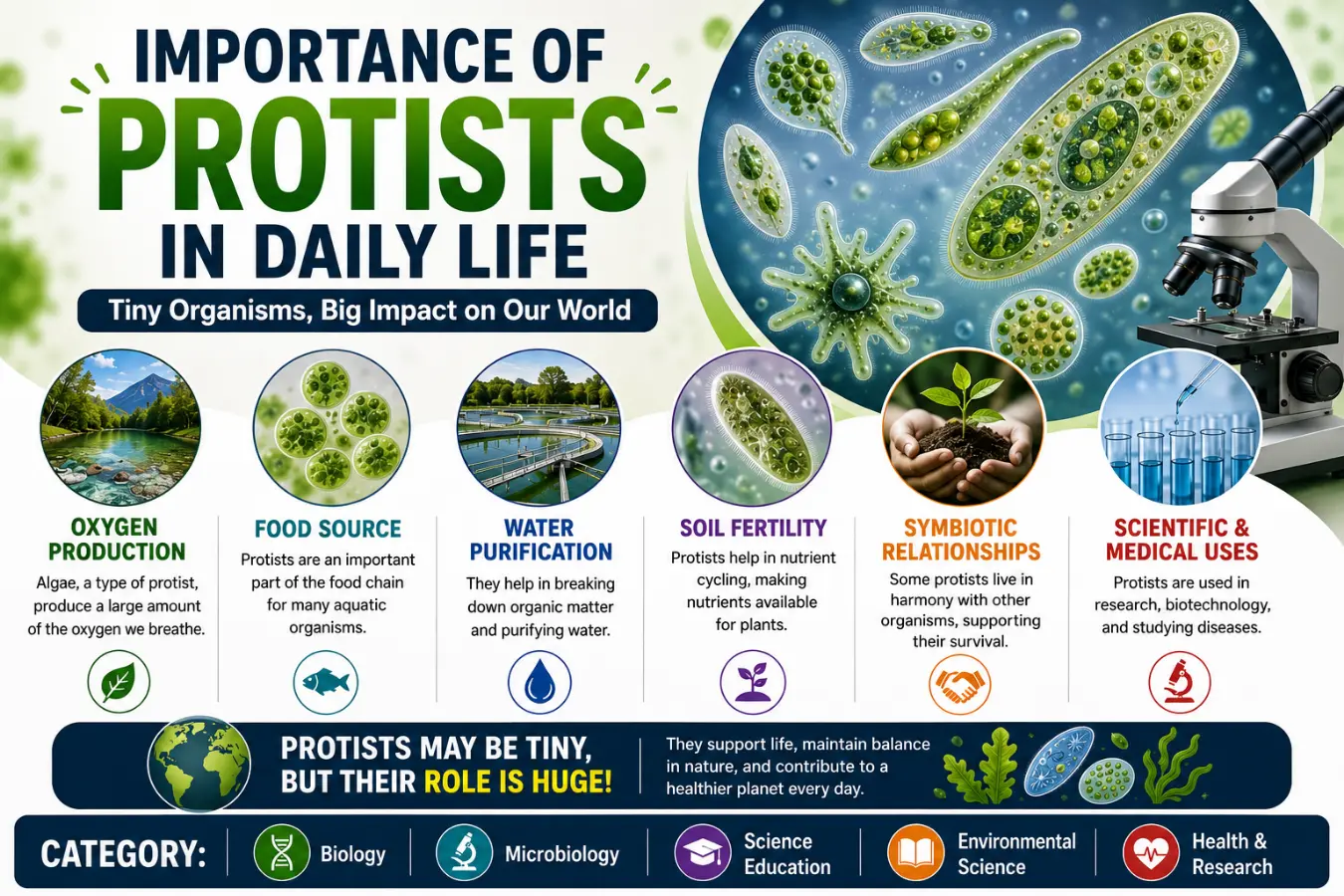 Importance of Protists in Daily Life