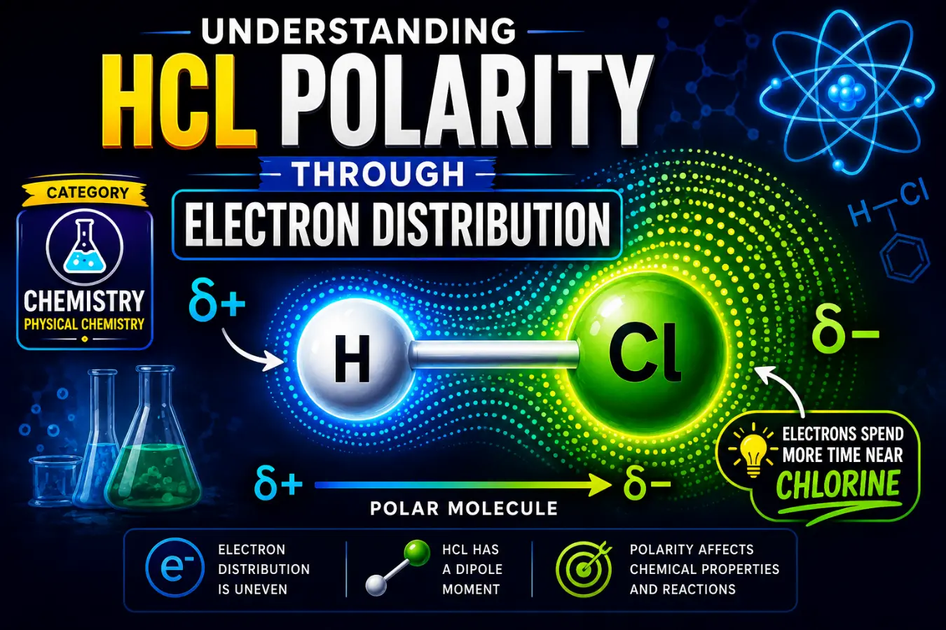 Understanding HCL Polarity Through Electron Distribution