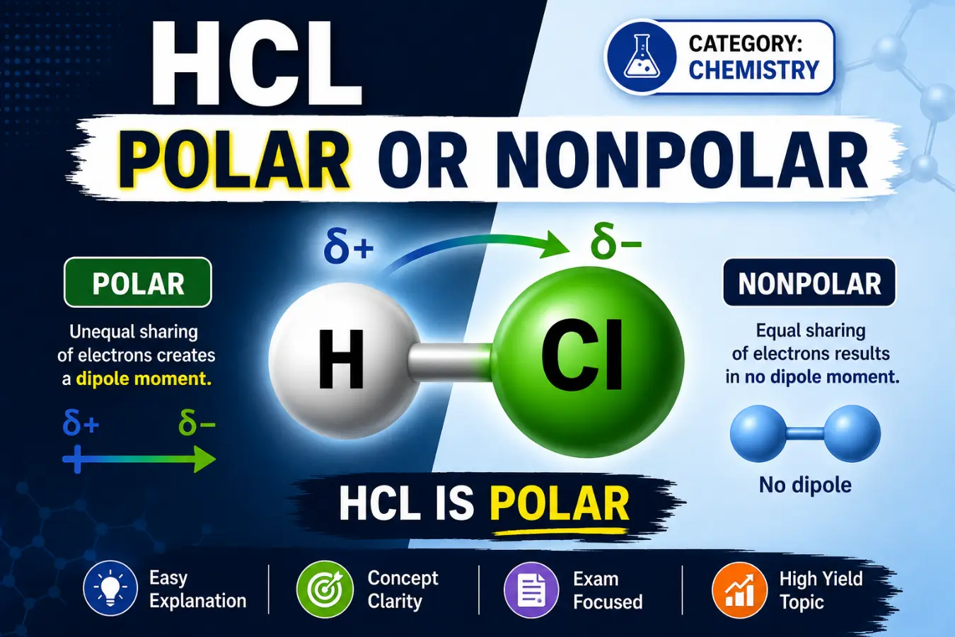 hcl polar or nonpolar