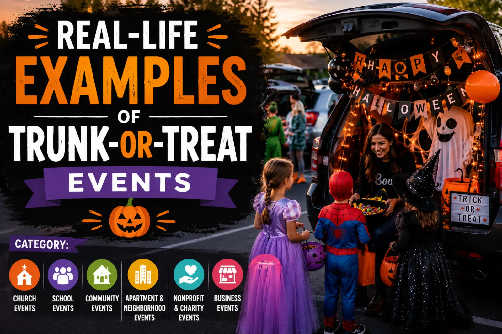 Real-Life Examples of Trunk-or-Treat Events