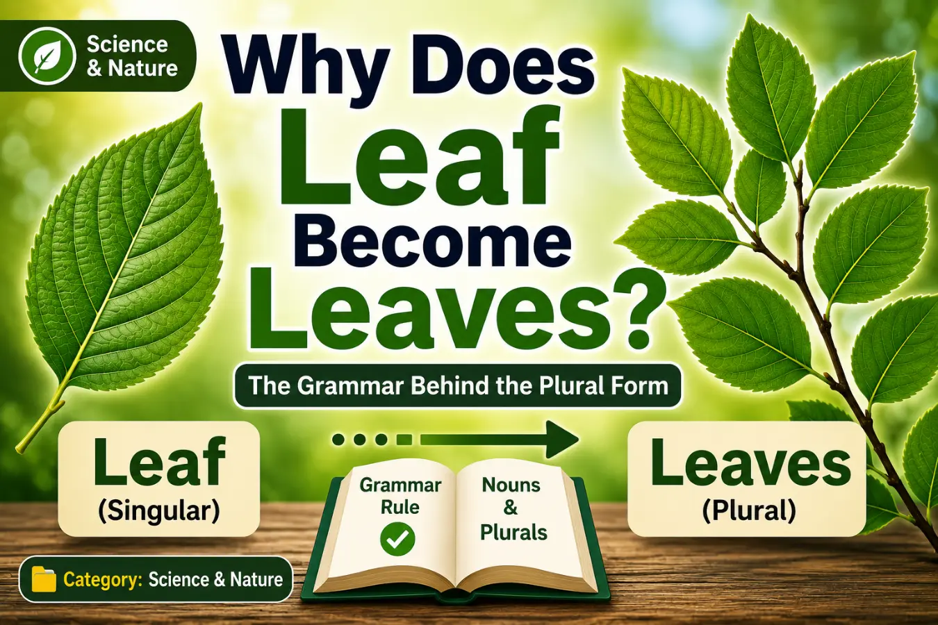 Why Does Leaf Become Leaves?