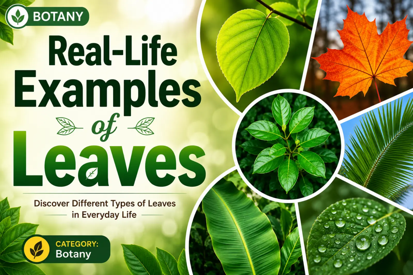 Real-Life Examples of Leaves