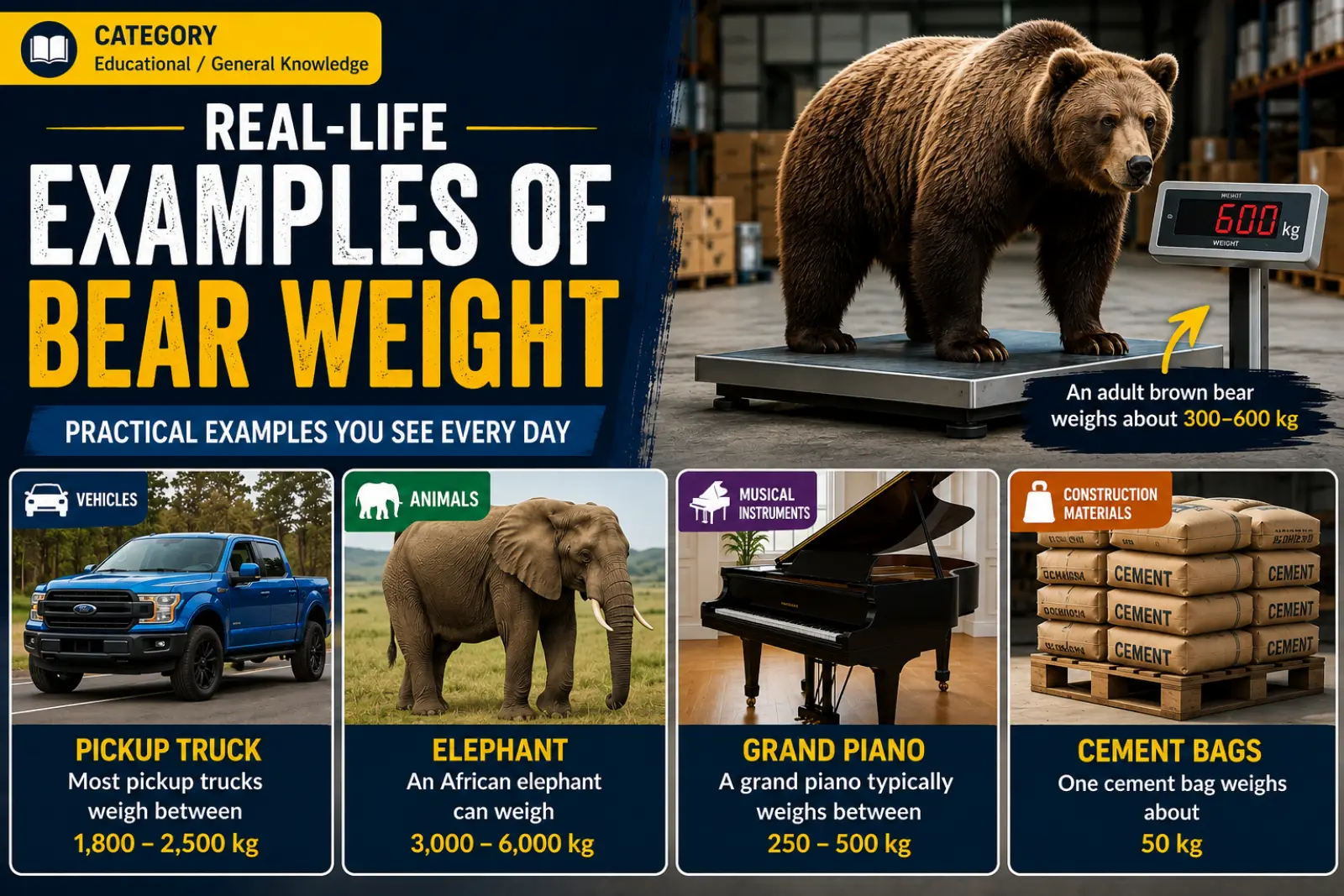 Real-Life Examples of Bear Weight