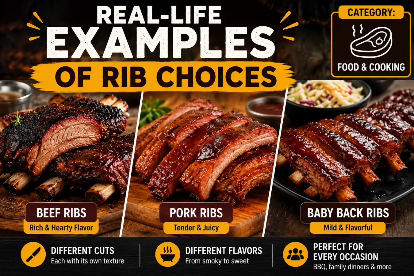 Real-Life Examples of Rib Choices