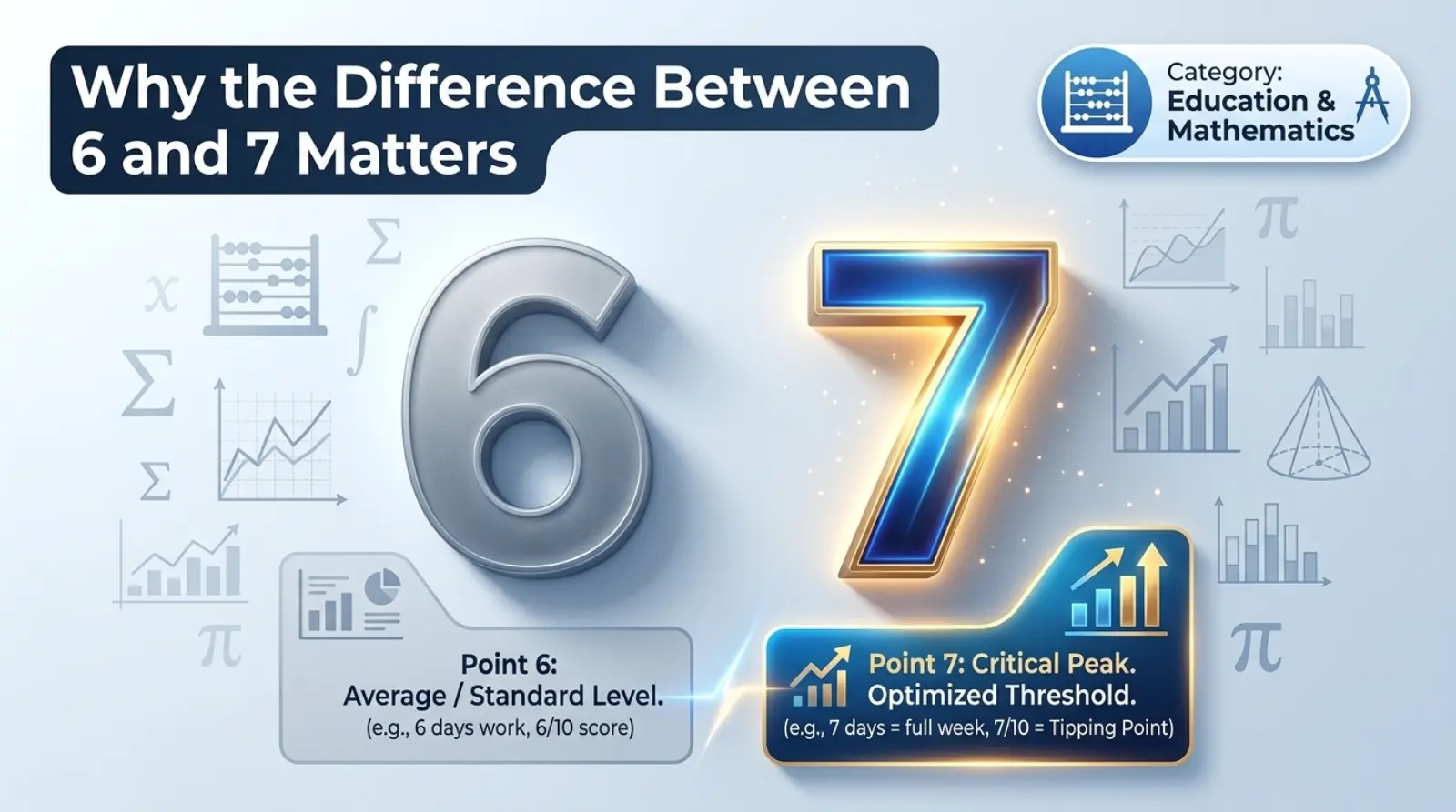 Why the Difference Between 6 and 7 Matters
