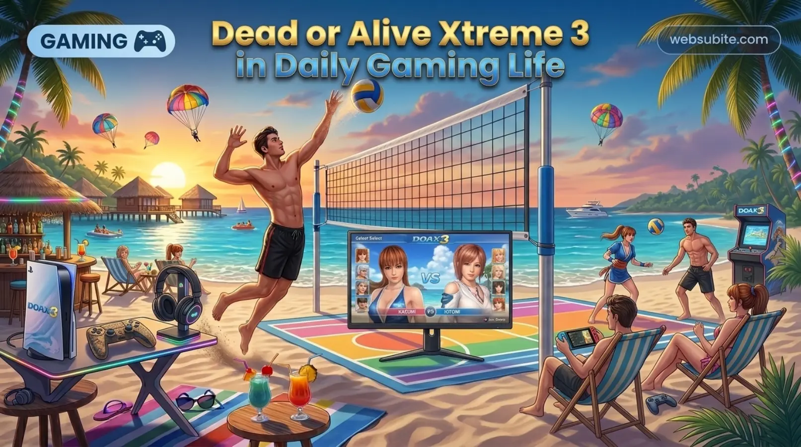 Dead or Alive Xtreme 3 in Daily Gaming Life