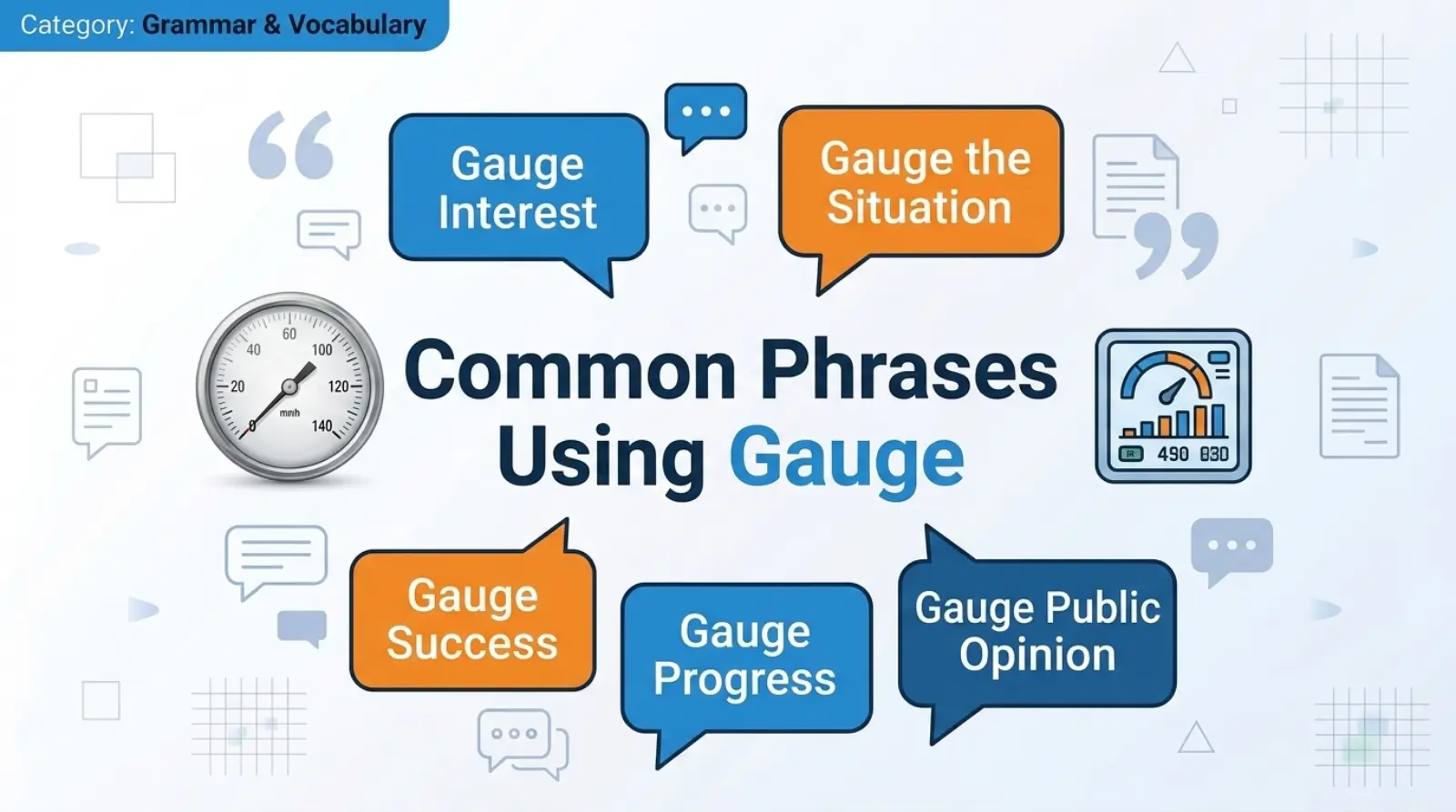 Common Phrases Using Gauge