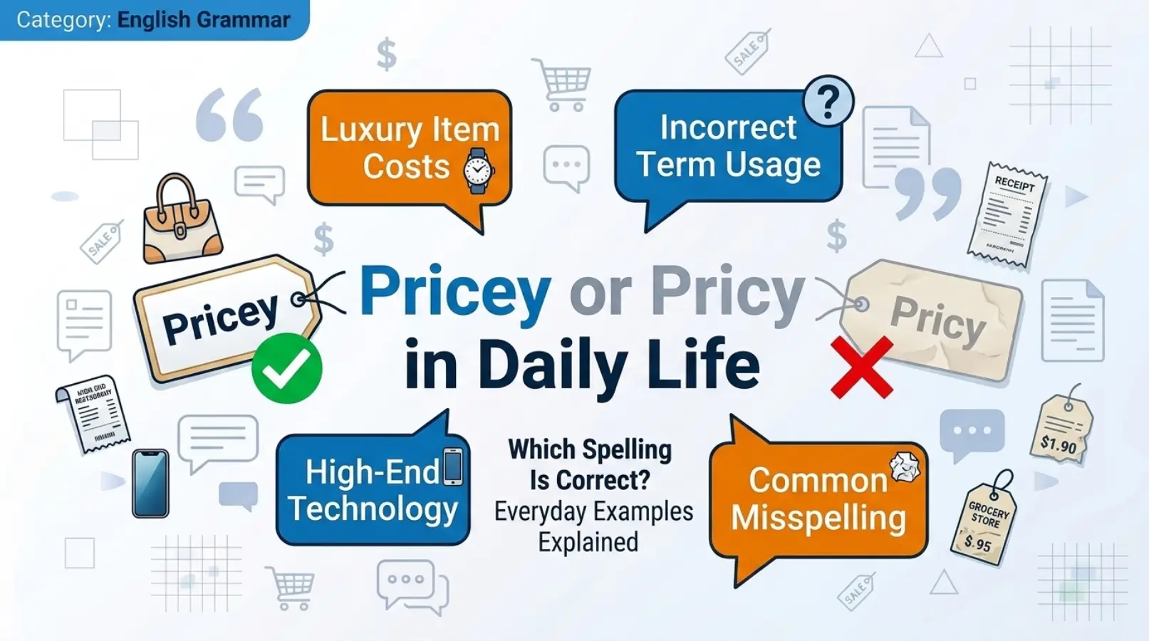 Pricey or Pricy in Daily Life