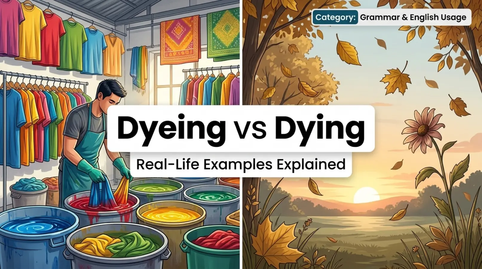 Real-Life Examples of Dyeing and Dying