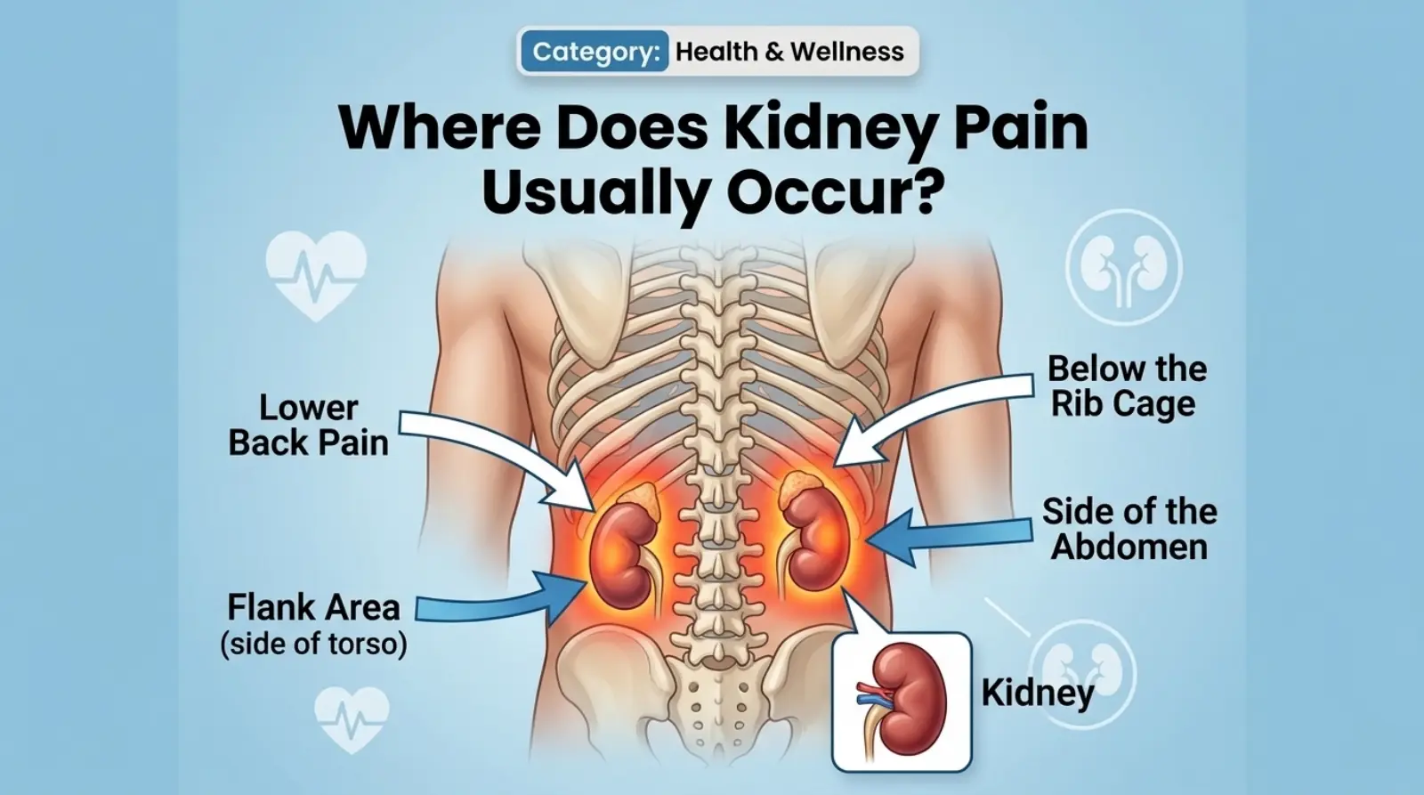 Where Does Kidney Pain Usually Occur?