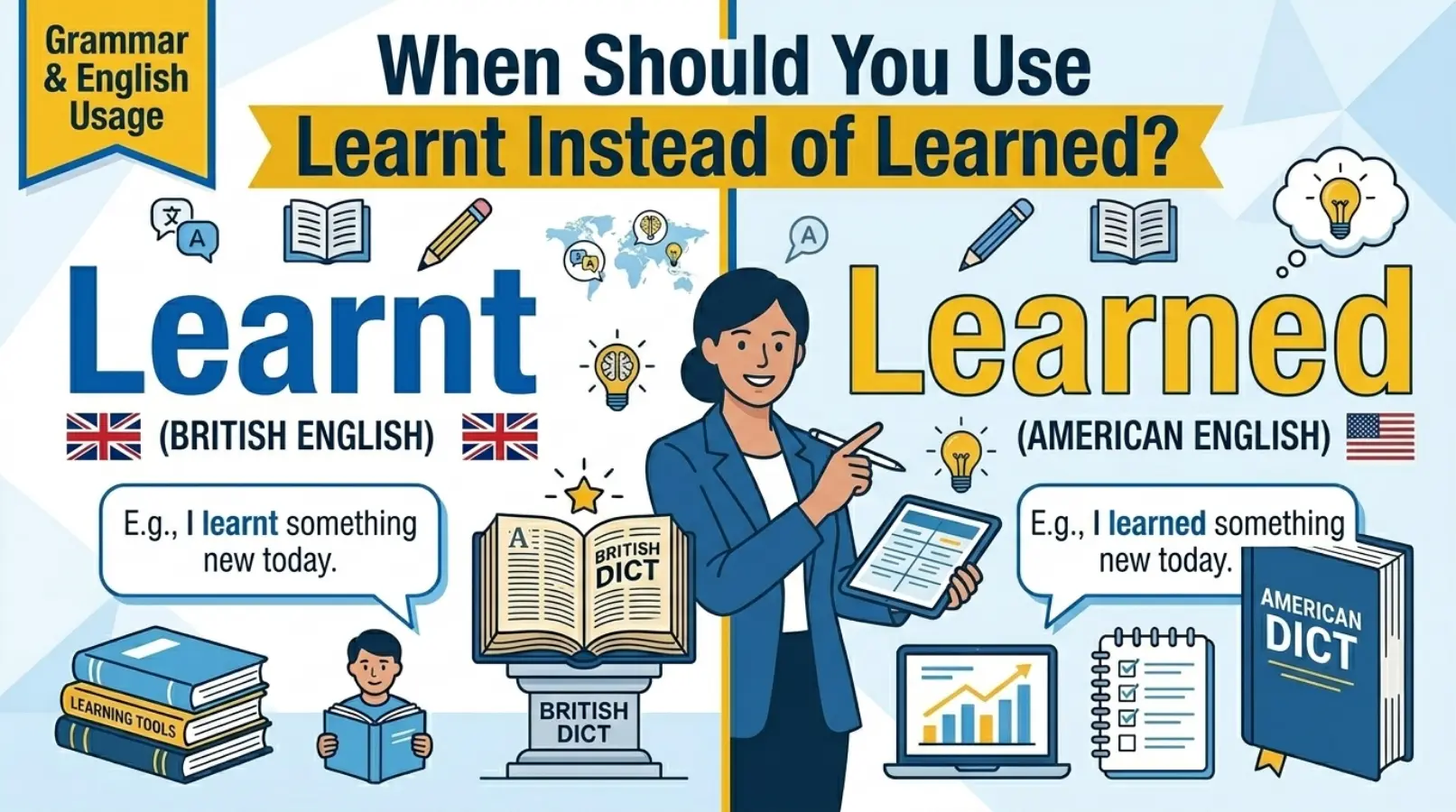 When Should You Use Learnt Instead of Learned?