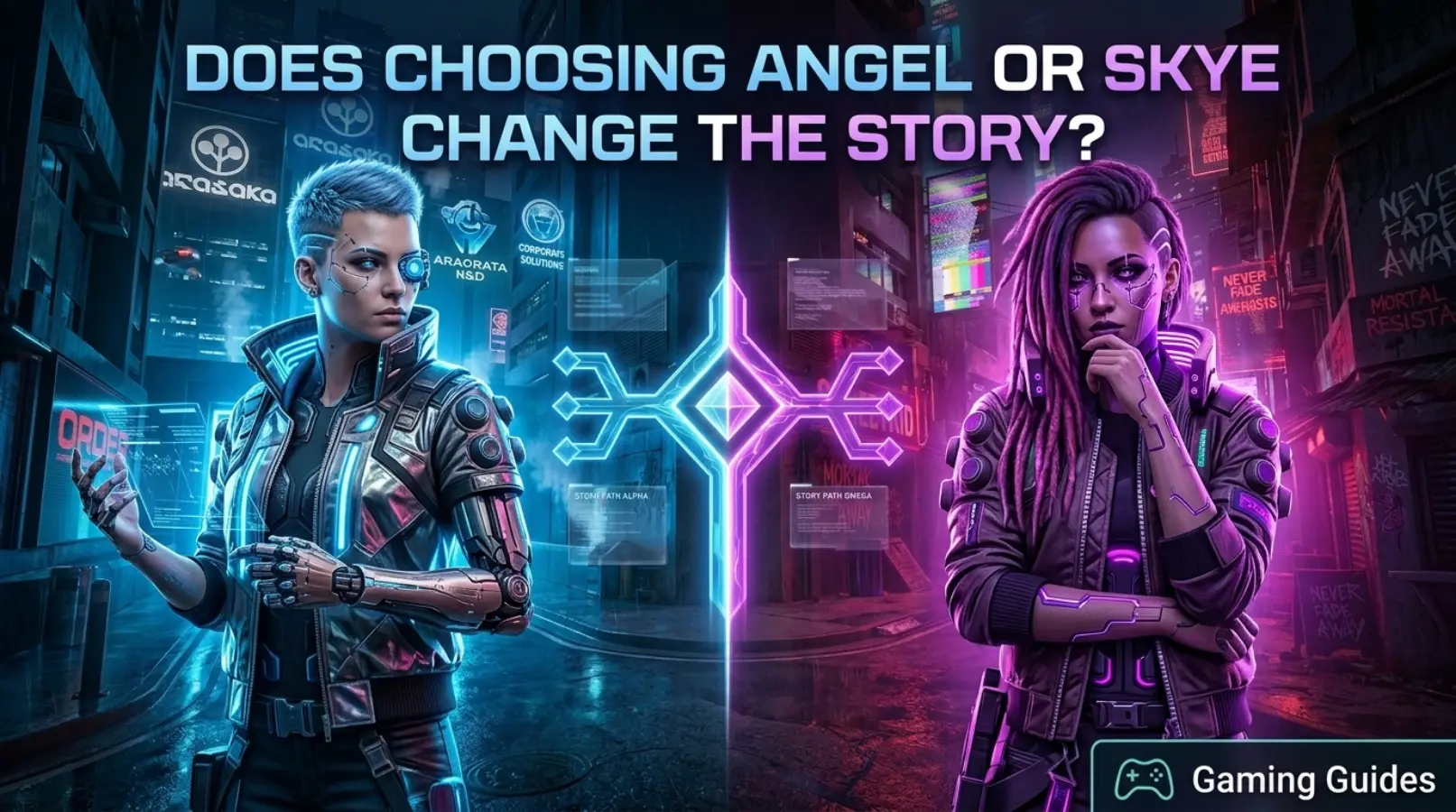 Does Choosing Angel or Skye Change the Story?