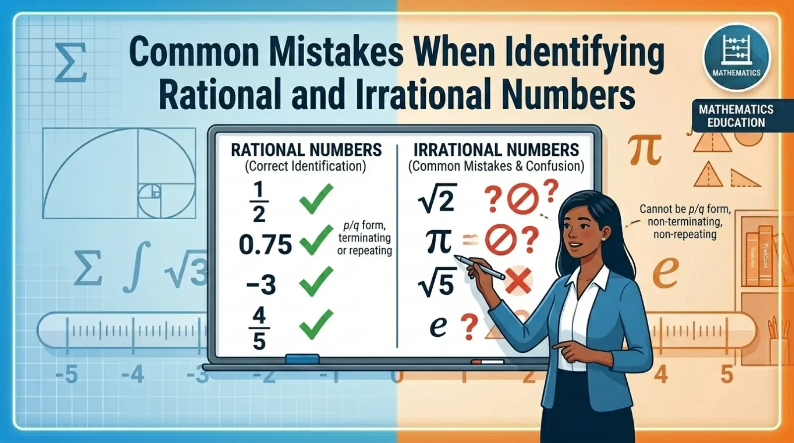 Common Mistakes When Identifying Rational and Irrational Numbers