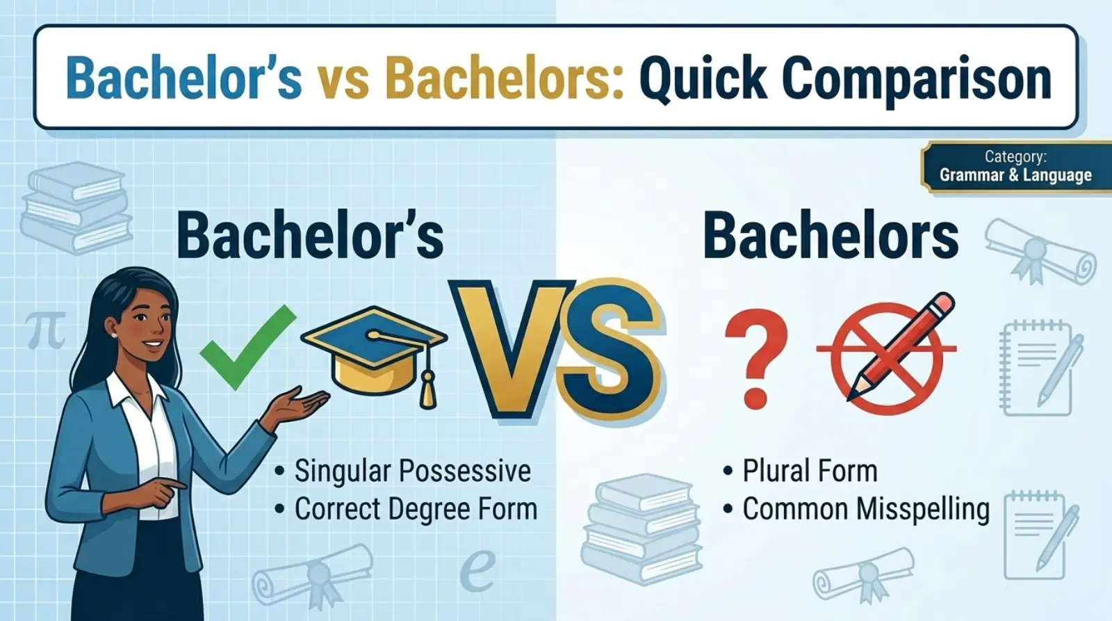 Bachelor's vs Bachelors: Quick Comparison