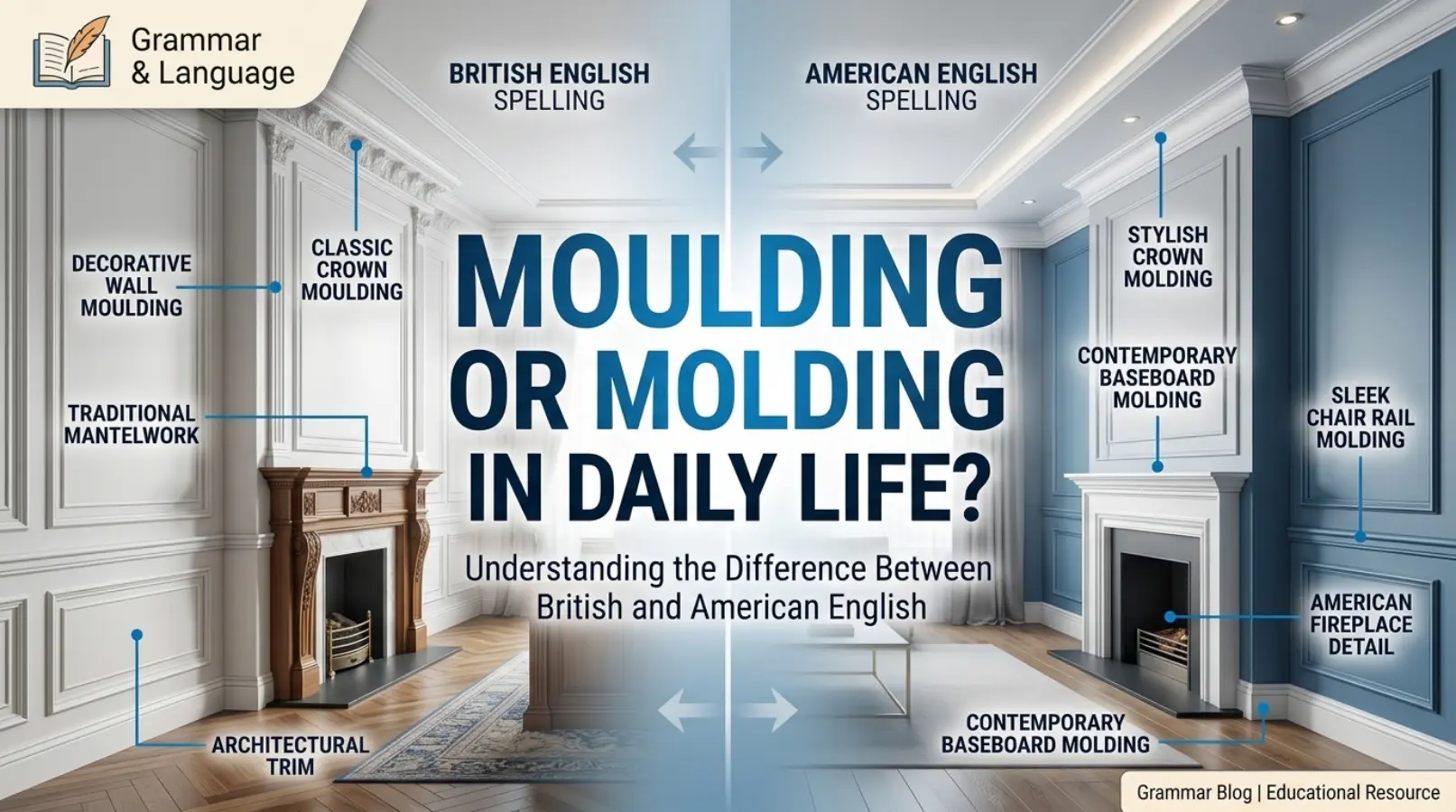 Moulding or Molding in Daily Life