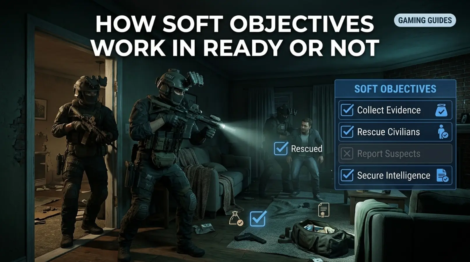 How Soft Objectives Work in Ready or Not