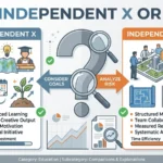 is independent x or y
