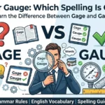 gage or gauge