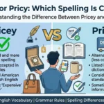 pricey or pricy