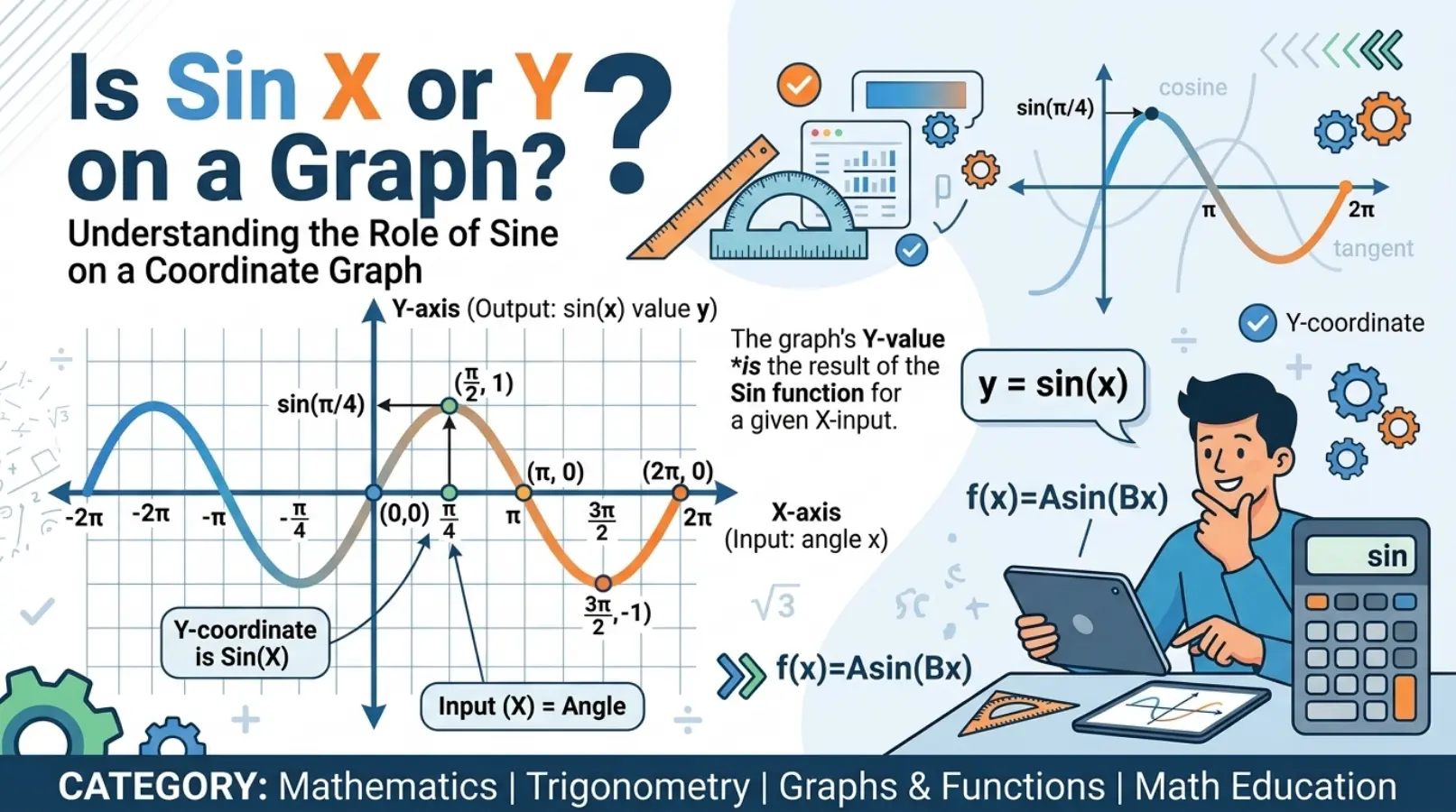 Is Sin X or Y on a Graph?