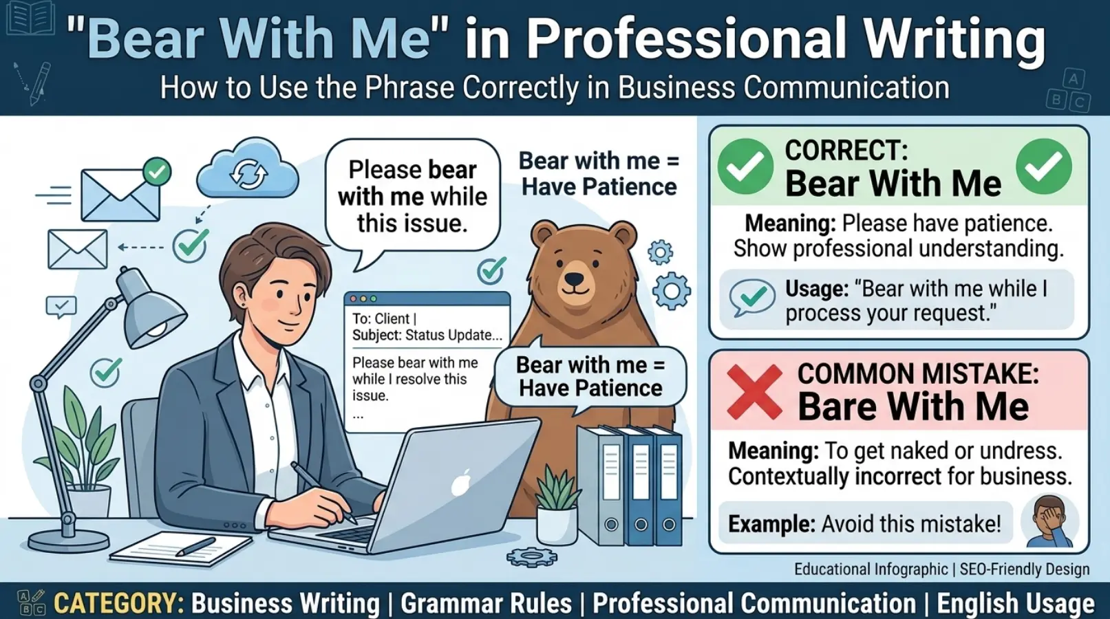 Bear With Me in Professional Writing