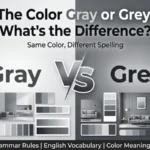 the color gray or grey