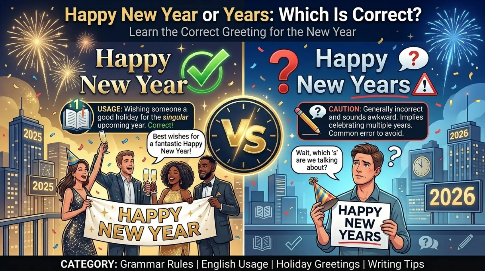 happy new year or years
