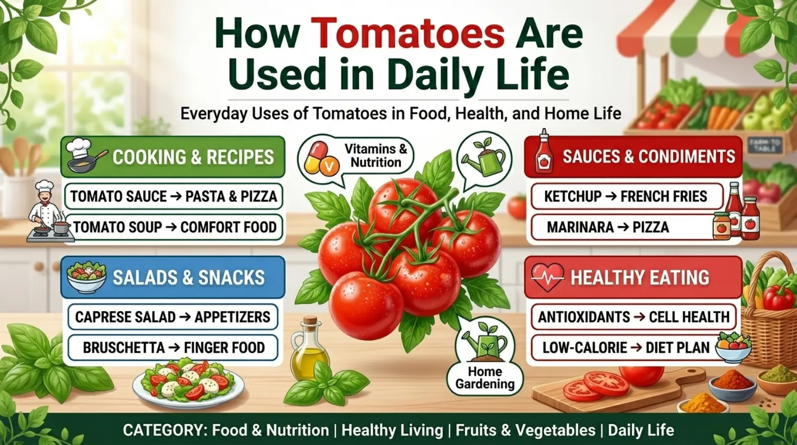 How Tomatoes Is Used in Daily Life