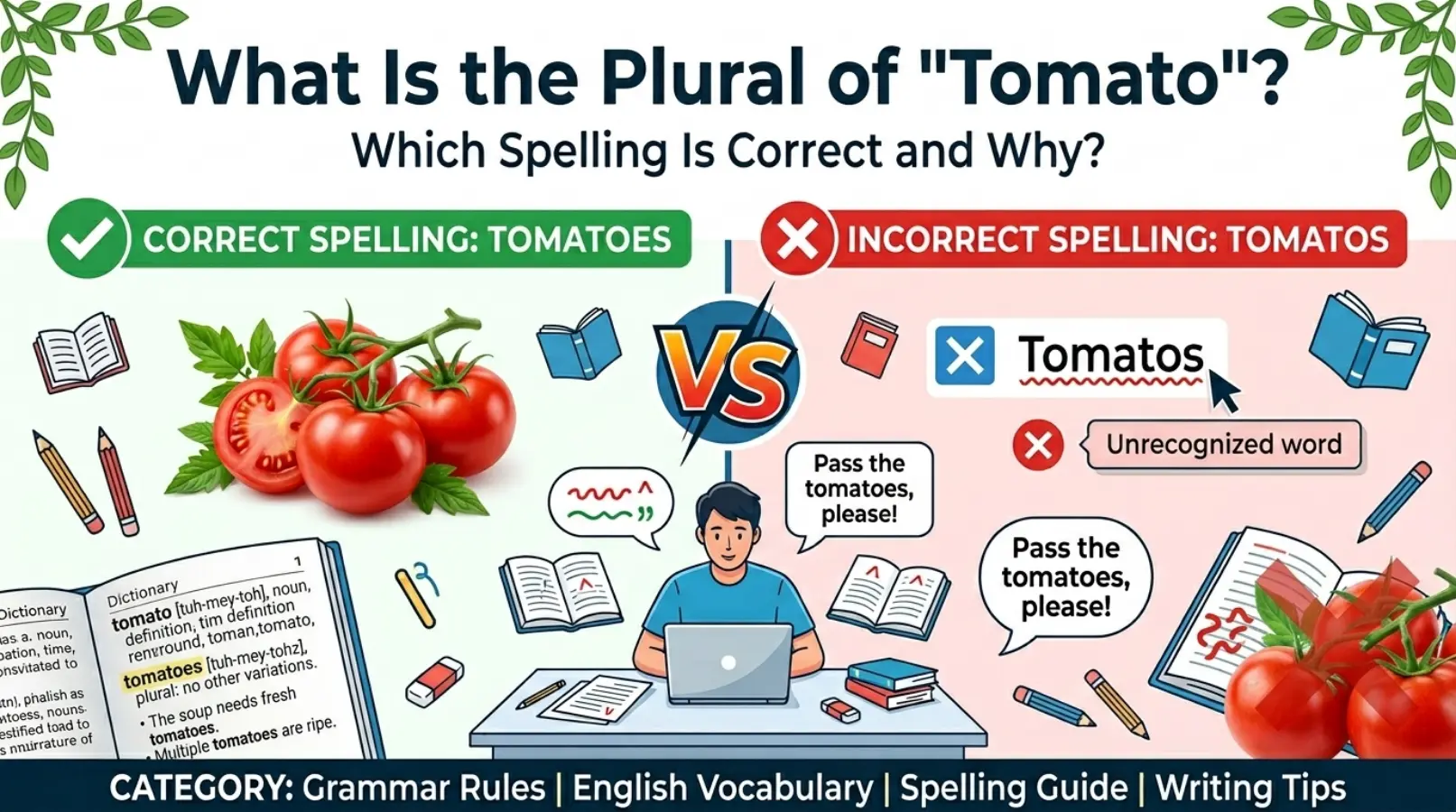 Why Is the Plural Form "Tomatoes"?
