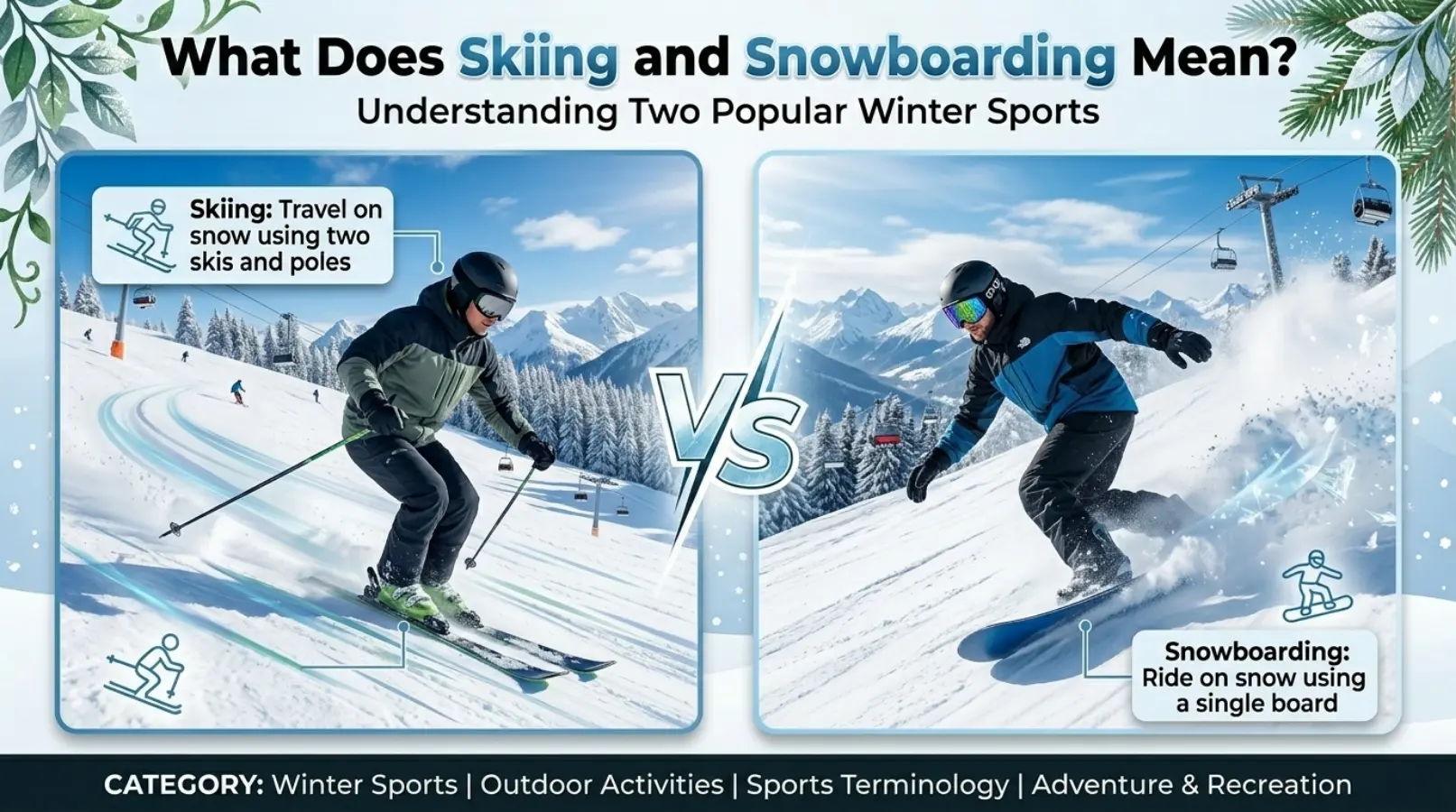What Does Skiing and Snowboarding Mean?