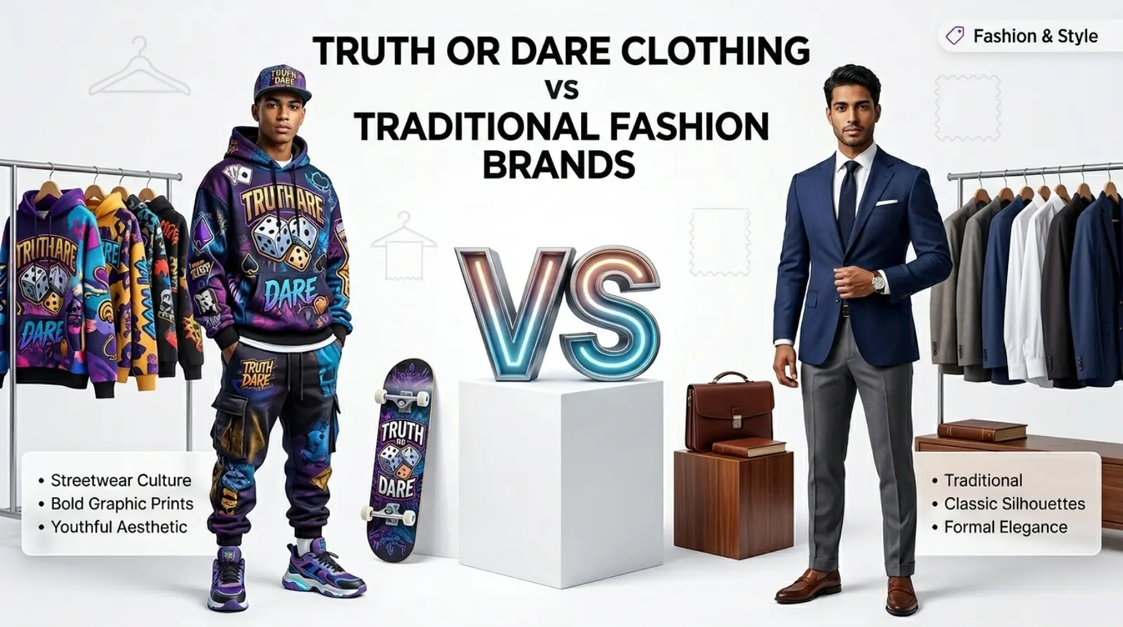 Truth or Dare Clothing vs Traditional Fashion Brands