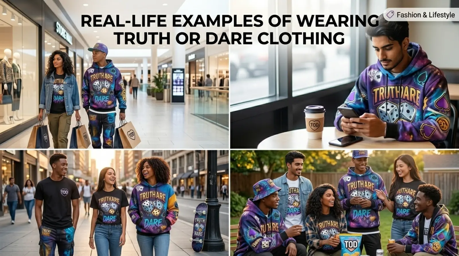 Real-Life Examples of Wearing Truth or Dare Clothing