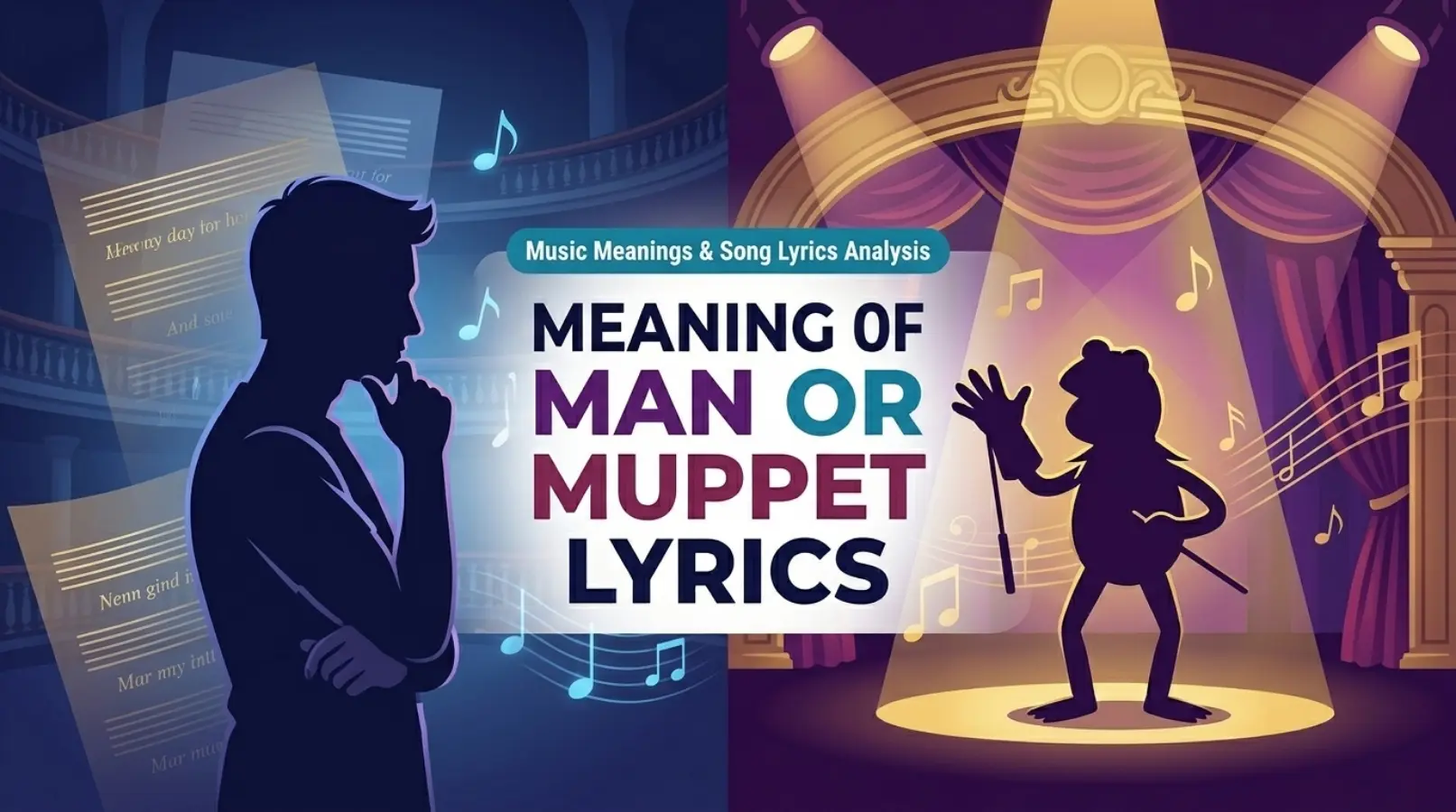 Meaning of Man or Muppet Lyrics
