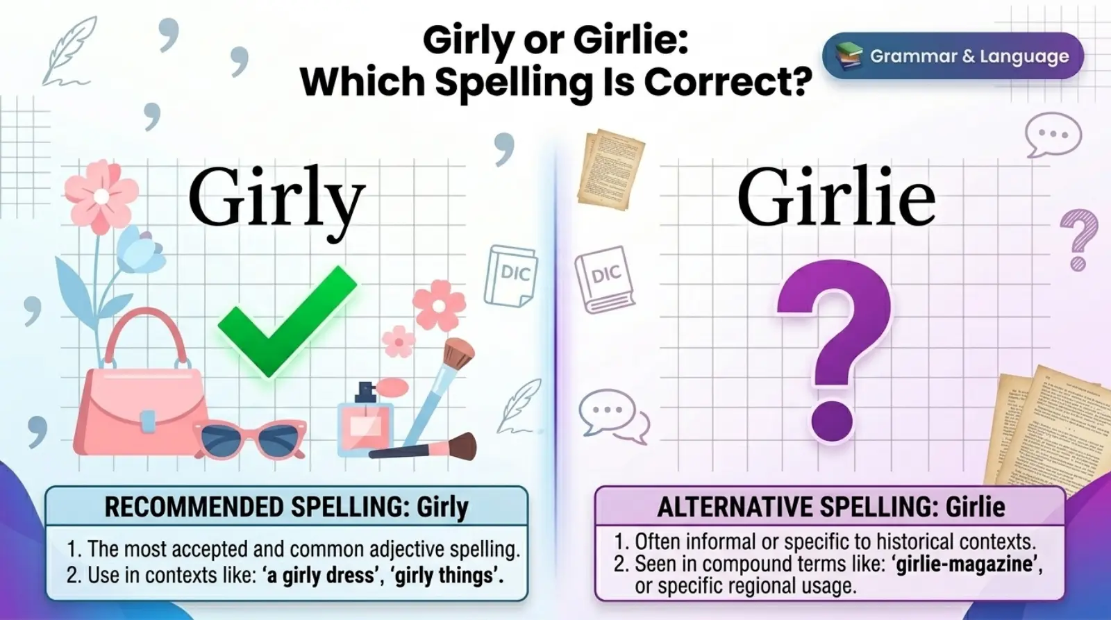 girly or girlie
