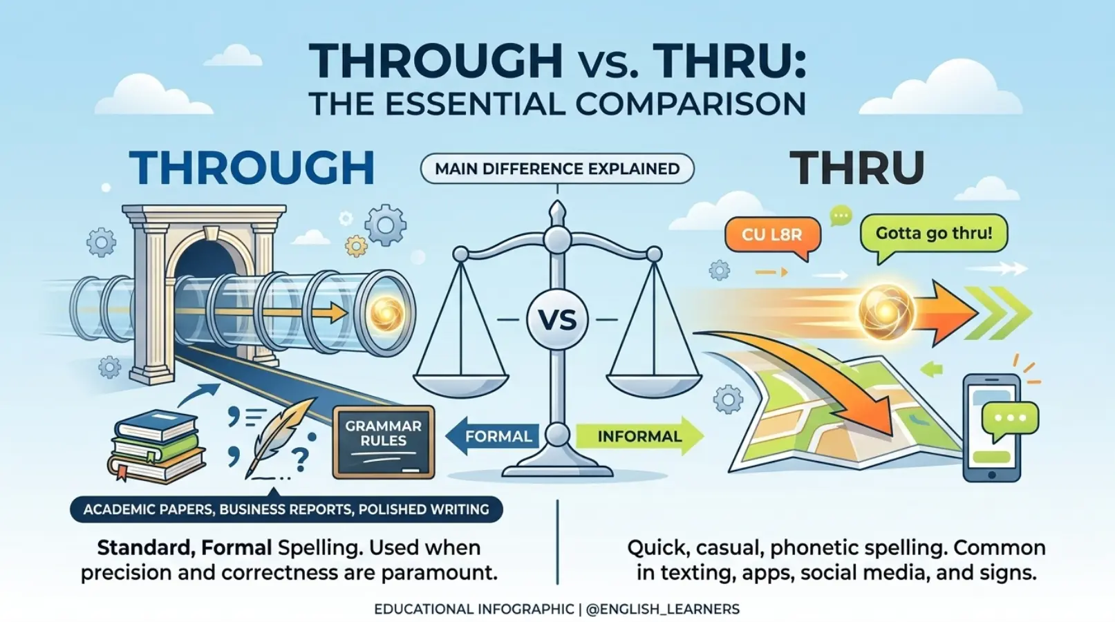 Through vs Thru (Main Difference)
