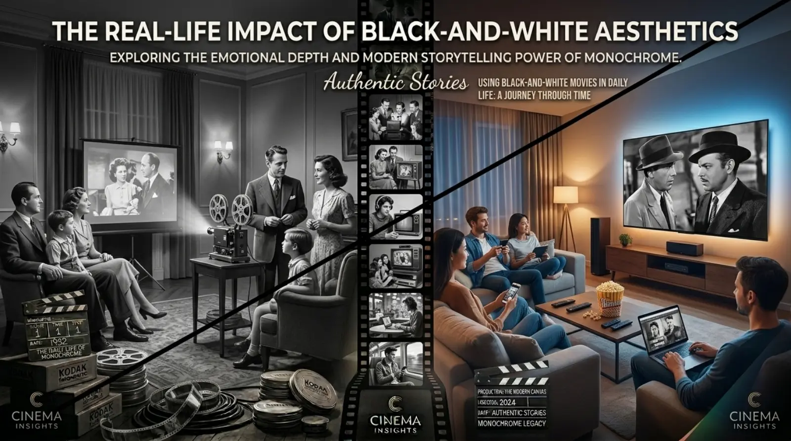 Real-Life Examples of Black-and-White Film Impact