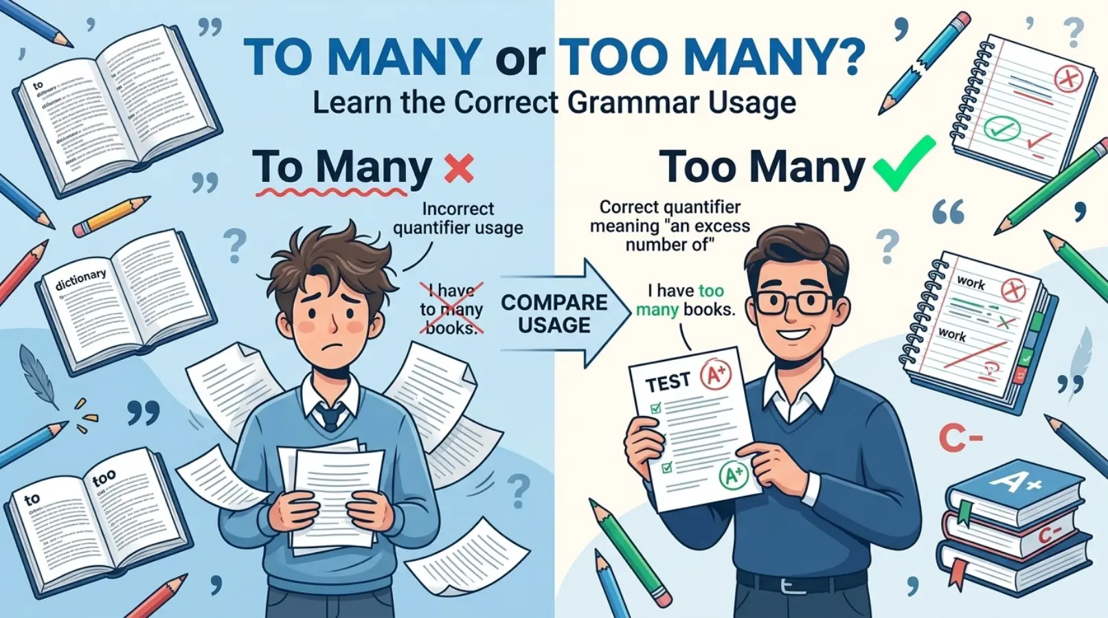 to many or too many