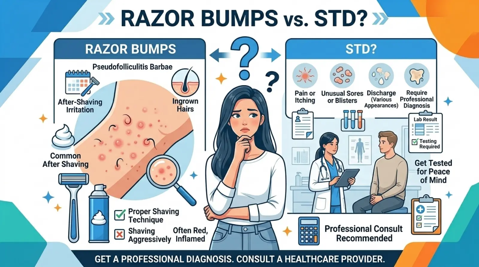 razor bumps or std