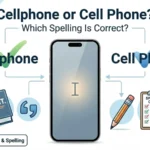 cellphone or cell phone