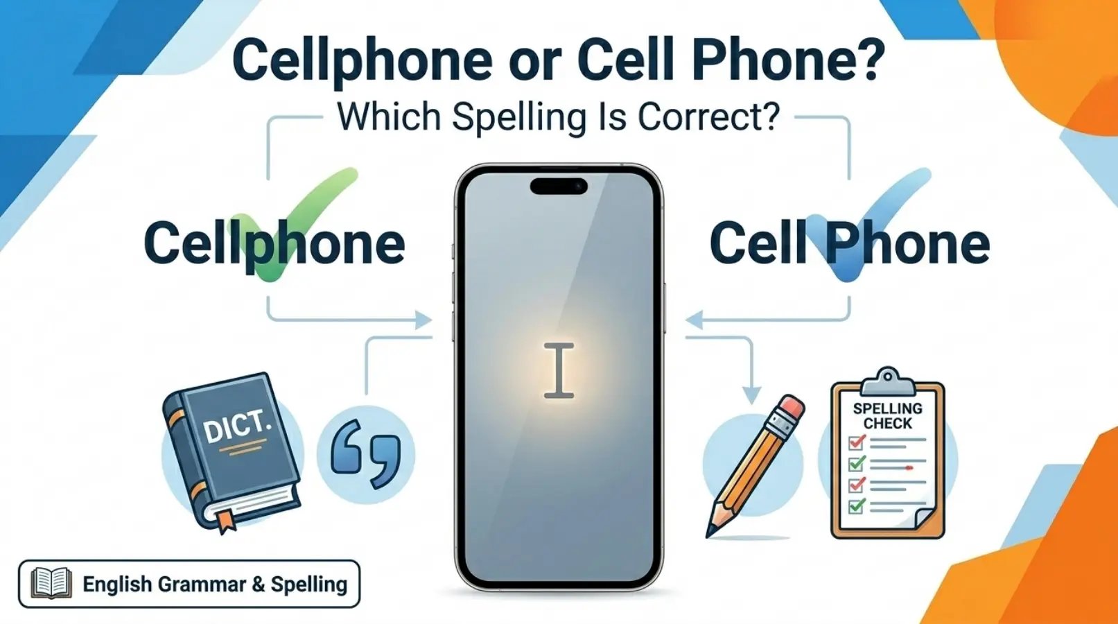 cellphone or cell phone