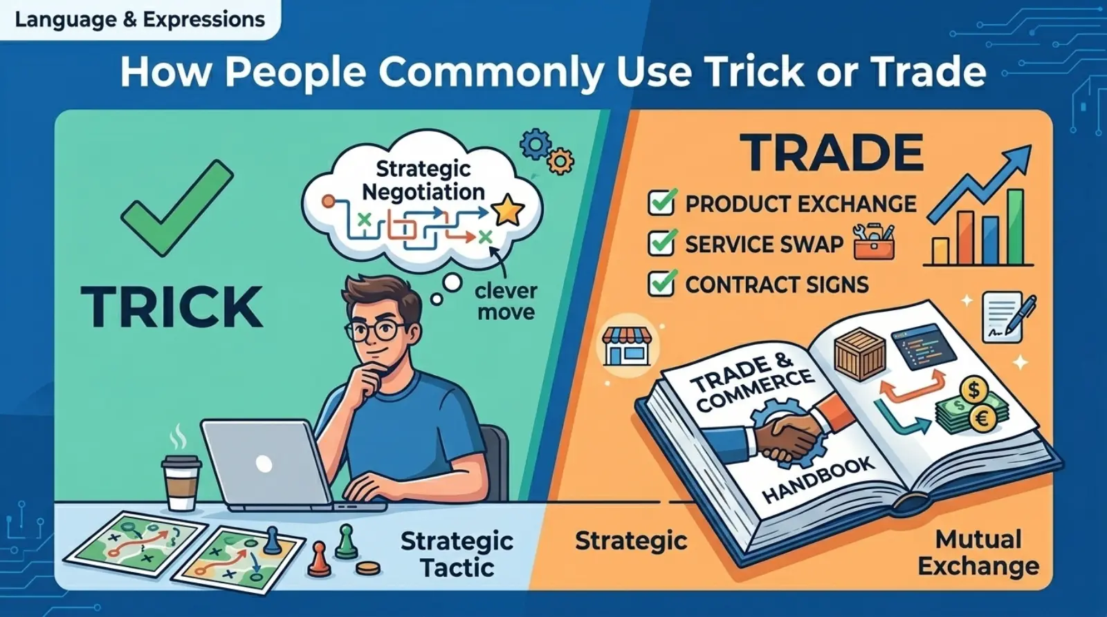 How People Commonly Use Trick or Trade