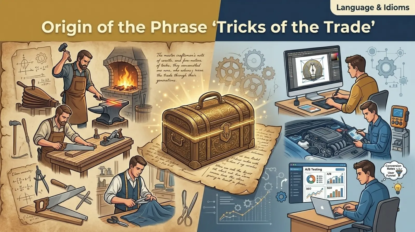 Origin of the Phrase "Tricks of the Trade"