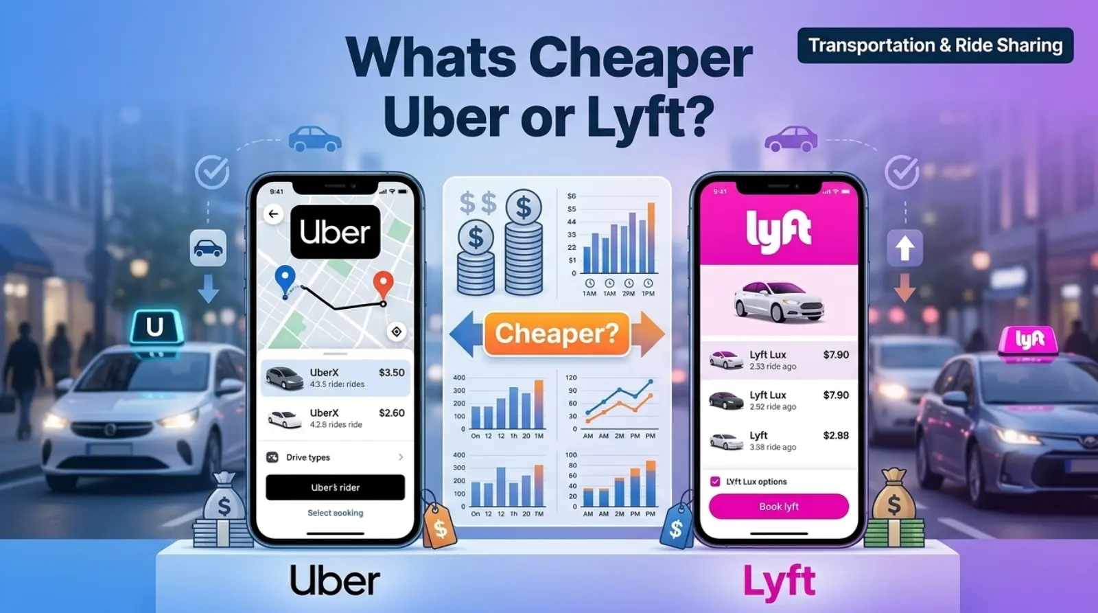 whats cheaper uber or lyft