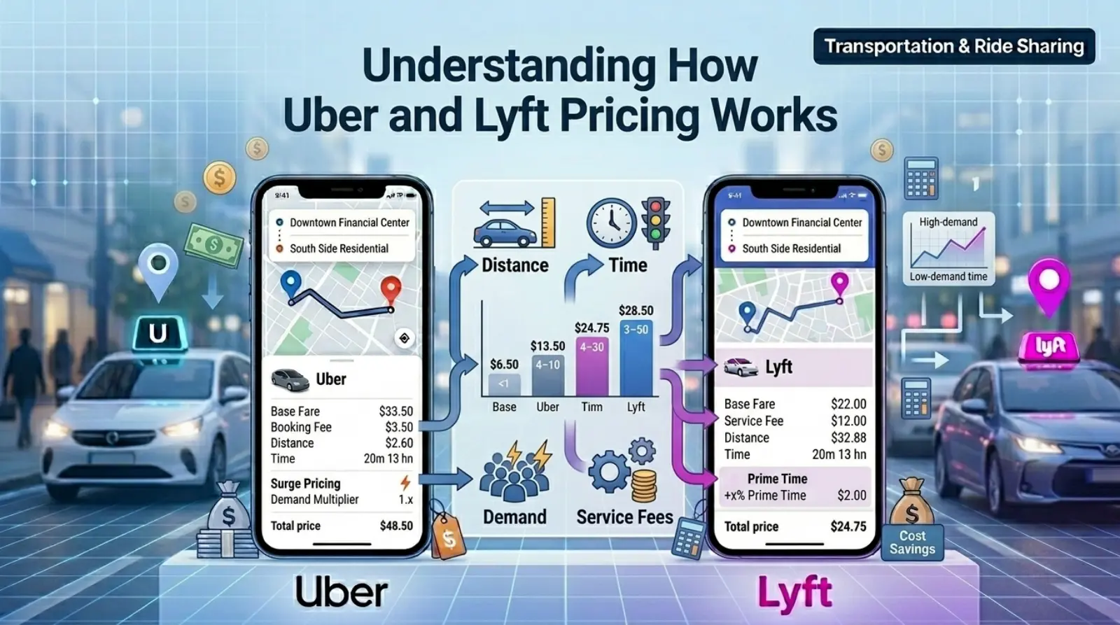 Understanding How Uber and Lyft Pricing Works
