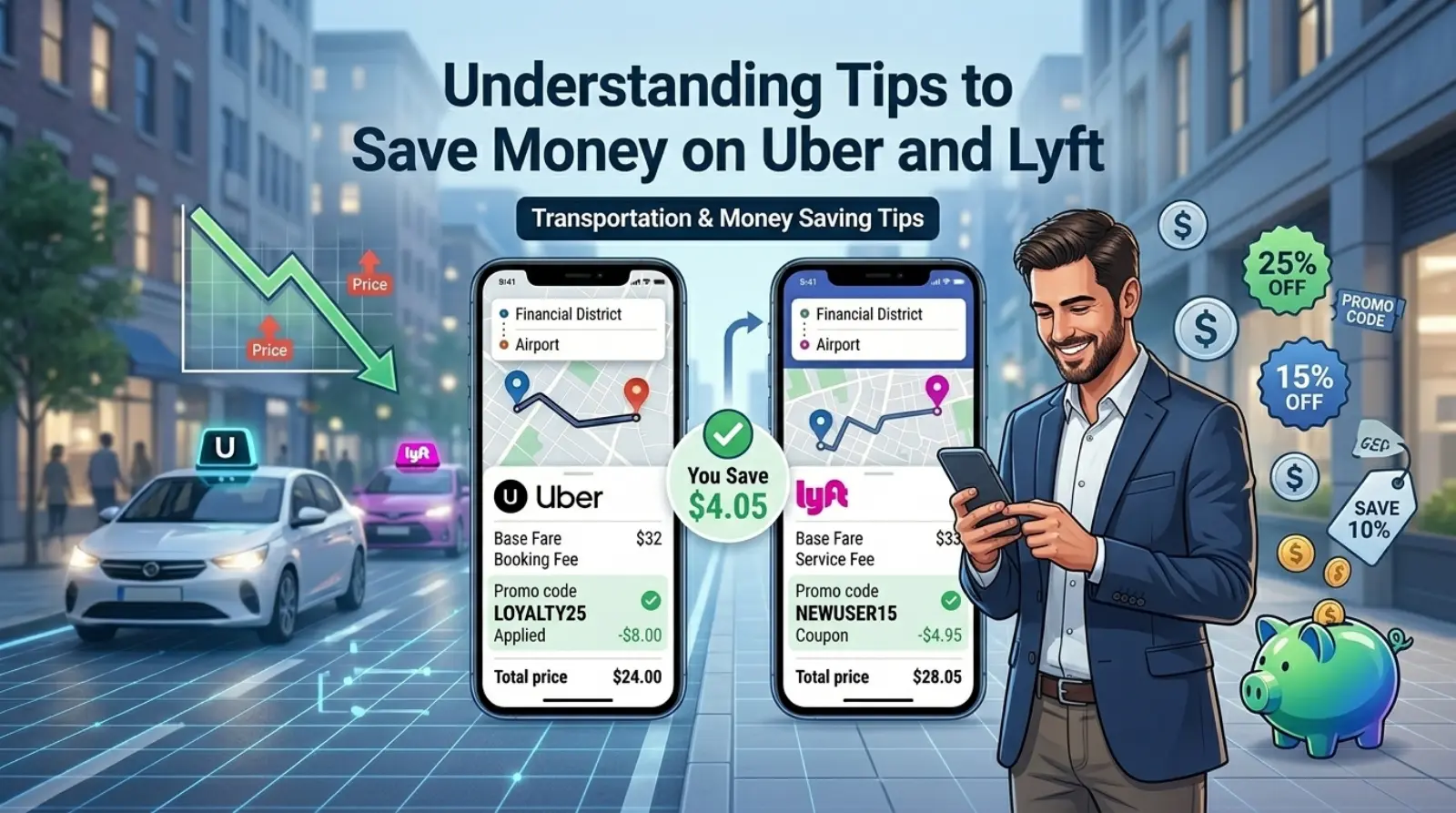 Tips to Save Money on Uber and Lyft